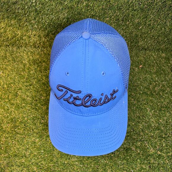 New Era Titleist FJ Blue Baseball Cap Sz Medium/Large - Picture 3 of 8